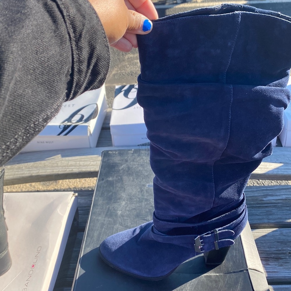 INC Wide Calf slouchy boots